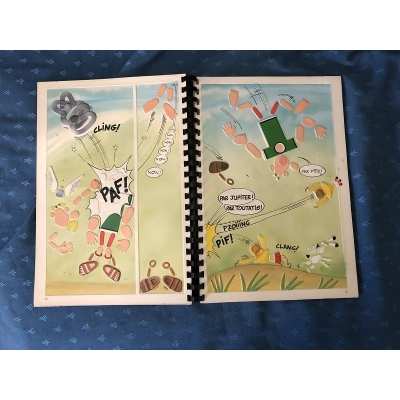 copy of rare Asterix by touchtatis + explanatory notes from 1988 (2)