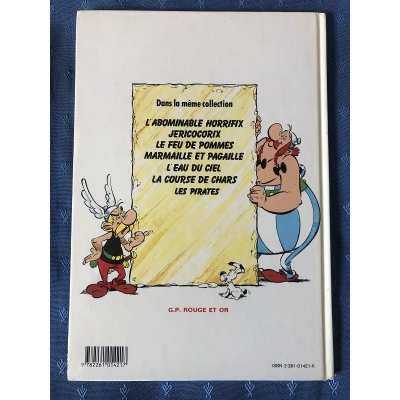 Rare Astérix l'illustrissime belcantus gp rouge et or Rare Astérix l'illustrissime belcantus gp rouge et or