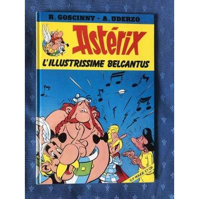 Rare Astérix l'illustrissime belcantus gp rouge et or