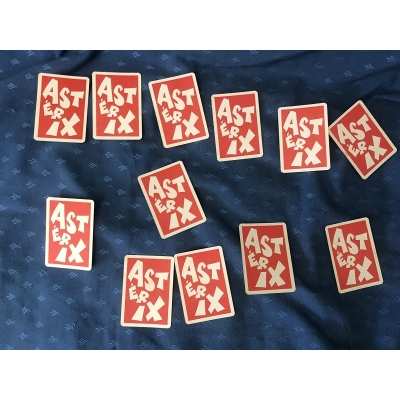 RARE Astérix jeux 7 familles 1967 complet avec sa boite