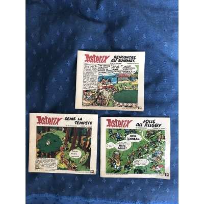 Rare Astérix lot complet des 3 livrets des magasins CALI neufs