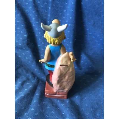 Asterix Large piggy bank VIAL (Spain) year 80 32 cm