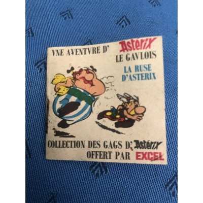 Excel Margarine Asterix Mini Comic Book: "Asterix's Trick" — Like-new condition