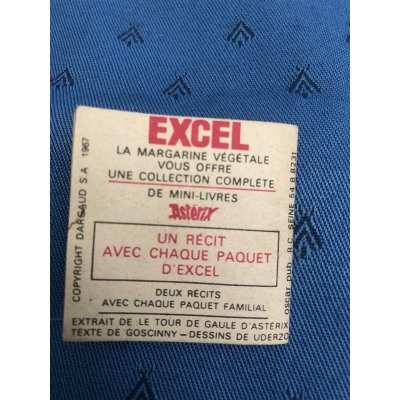 mini BD Astérix margarine Excel " la ruse d'Astérix " état neuf