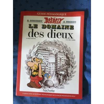 rare Astérix guide pédagogique " le domaine des dieux " neuf et la lettre des éditions Albert René
