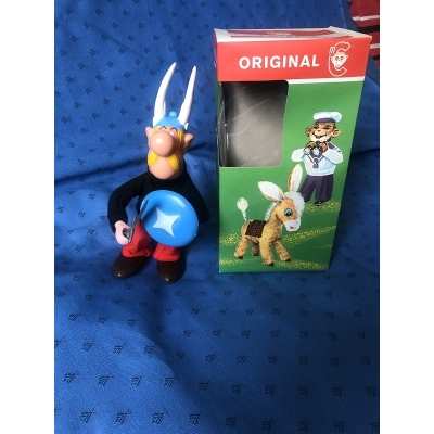 exceptionnel Astérix automate Carl de 1967 complet avec sa boite NEUF !!!