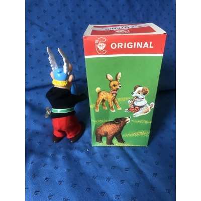 exceptionnel Astérix automate Carl de 1967 complet avec sa boite NEUF !!!