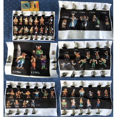 Asterix rare complete series 55 metal figurines Magic Hobby Products