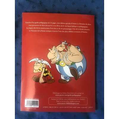 rare Astérix guide pédagogique " le domaine des dieux " neuf + lettre édition Albert René