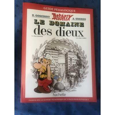 rare Astérix guide pédagogique " le domaine des dieux " neuf + lettre édition Albert René