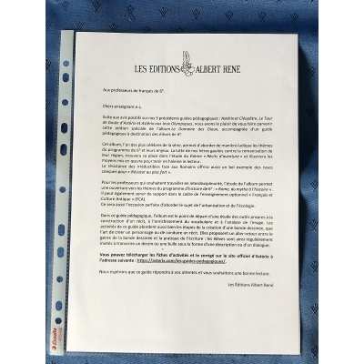 Rare Astérix lot complet des 4 bd pédagogiques neufs + suppléments