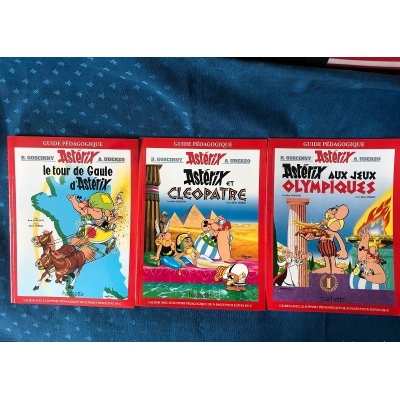 Astérix les 3 bd pédagogiques et suppléments