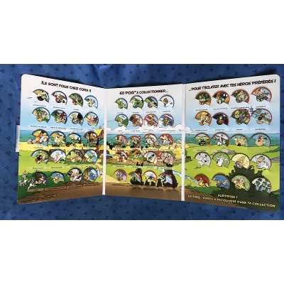 Complete Asterix Collector's Edition Pog Cora Set (60 pogs)