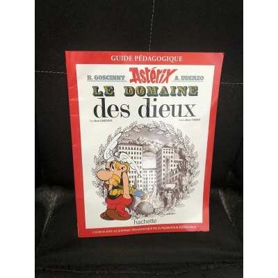 rare Astérix guide pédagogique " le domaine des dieux " neuf