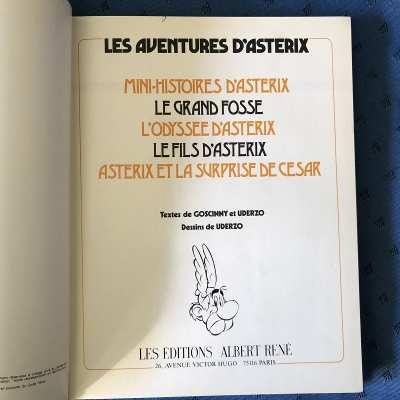 rare Astérix Rombaldi tome 7