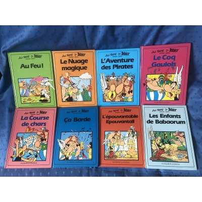 rare Astérix collection complète des 8 tomes " au pays Astérix "