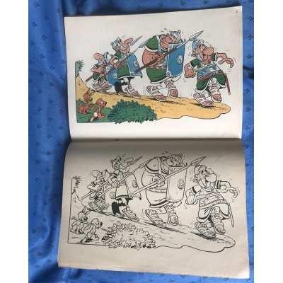 Astérix ancien livre de coloriage N°5 de 36 pages