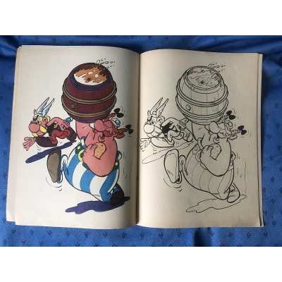 Astérix ancien livre de coloriage N°5 de 36 pages
