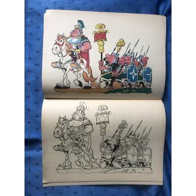 Astérix ancien livre de coloriage N°5 de 36 pages