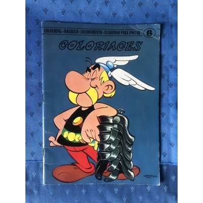 Astérix ancien livre de coloriage N°6 de 36 pages