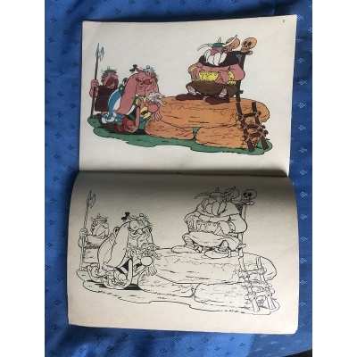Astérix ancien livre de coloriage N°6 de 36 pages