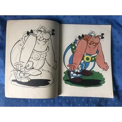 Astérix ancien livre de coloriage N°6 de 36 pages
