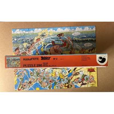 Astérix rare puzzle rama puzzlerama N°2 en très bon état complet avec sa boite