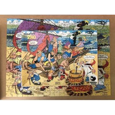 Astérix rare puzzle rama puzzlerama N°3 en très bon état complet avec sa boite