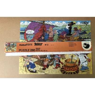 Astérix rare puzzle rama puzzlerama N°3 en très bon état complet avec sa boite