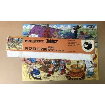 Astérix rare puzzle rama puzzlerama N°3 en très bon état complet avec sa boite