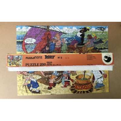 Astérix rare puzzle rama puzzlerama N°3 en très bon état complet avec sa boite
