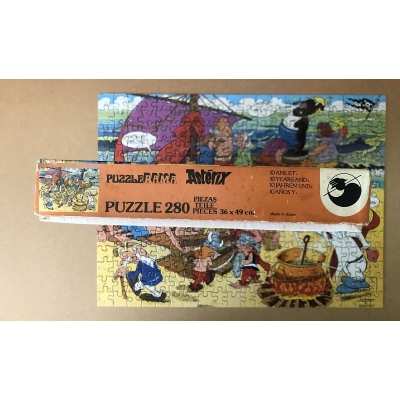 Astérix rare puzzle rama puzzlerama N°3 en très bon état complet avec sa boite