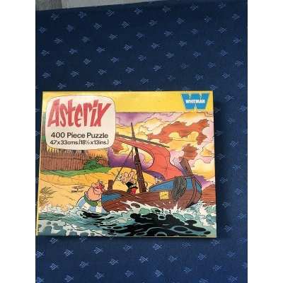 rare Astérix puzzle withman de 1976 " le bateau " complet