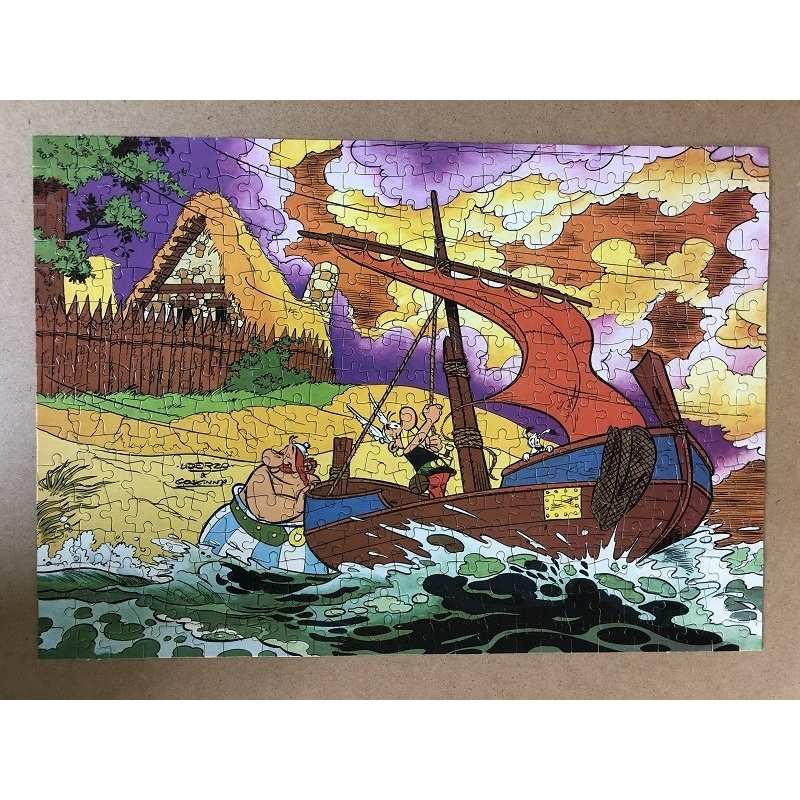 rare Astérix puzzle withman de 1976  le bateau  complet