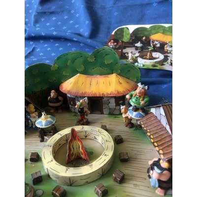 Astérix diorama le village gaulois