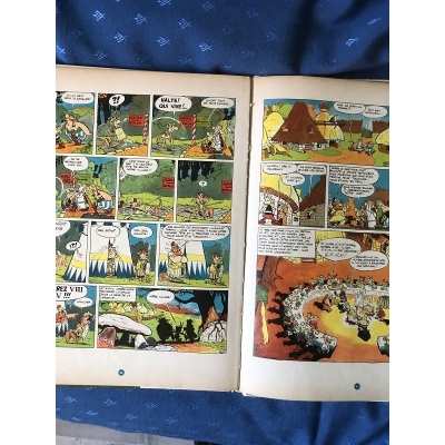 Asterix and the Goths comics signed by UDERZO